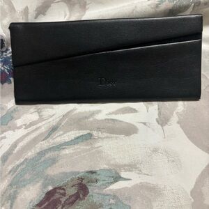 Dior Black Sunglasses with Silver Accents